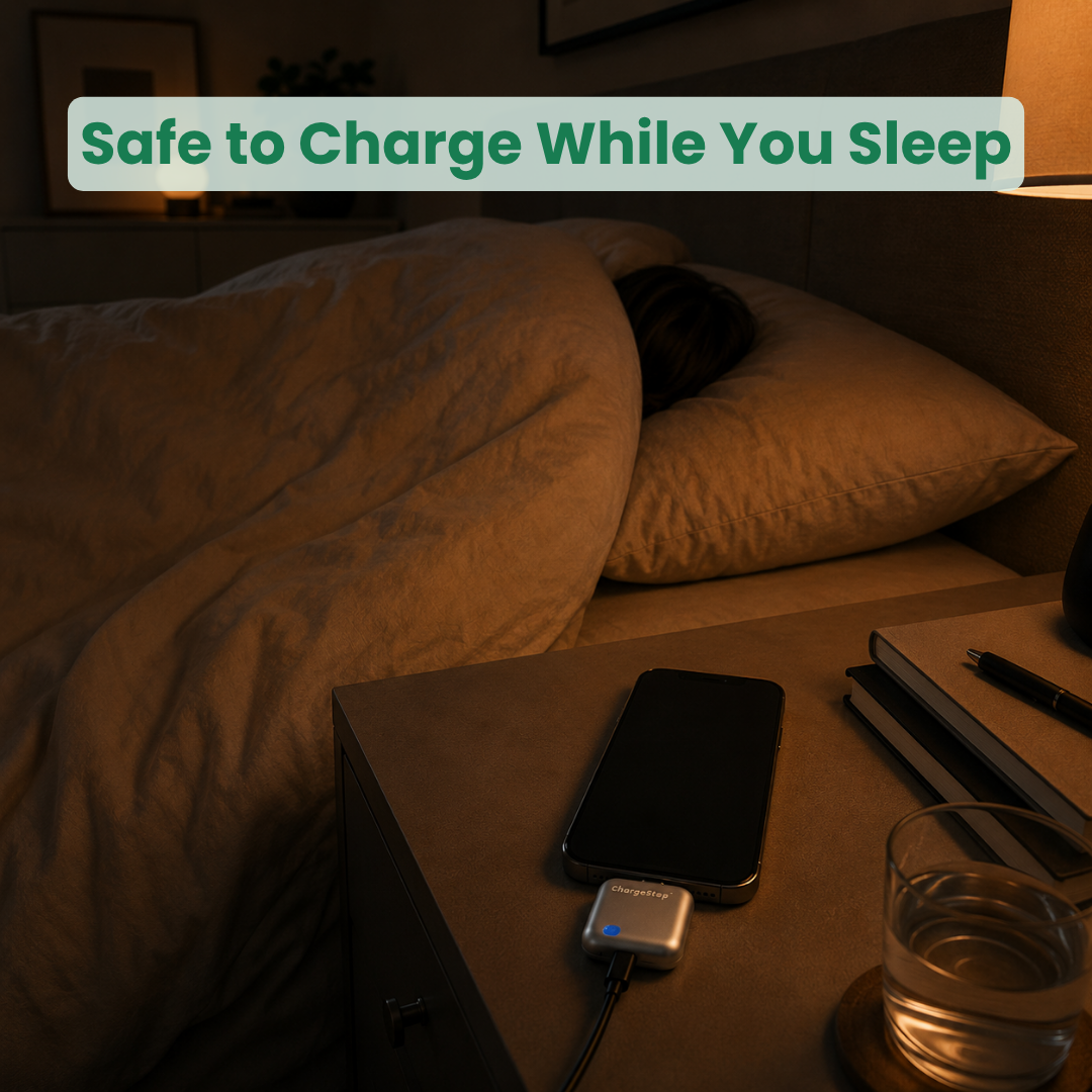 ChargeStop™ — Auto-Ejects When Your Device Reaches 100%